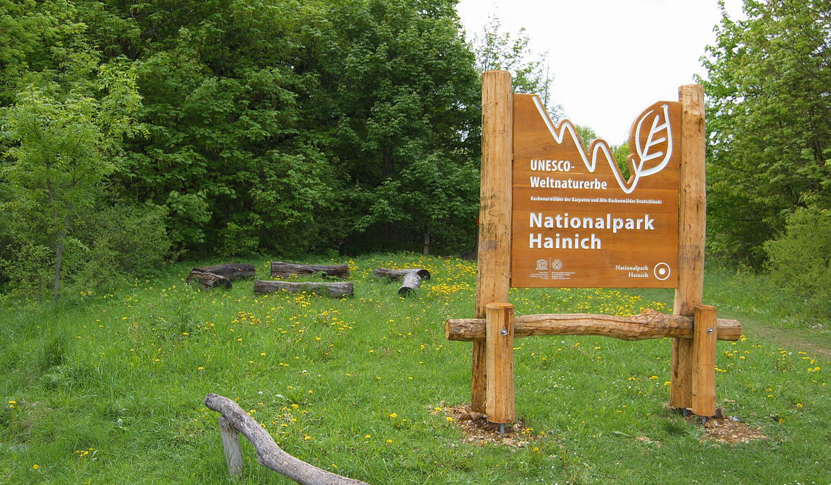 Eingang Nationalpark Hainich Eingang Nationalpark Hainich